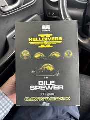 HELLDIVERS II – 7” Bile Spewer – 3D Glow In the Dark Bug Figure by Otaku