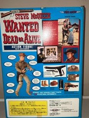 New, Toys McCoys Steve McQueen Wanted Dead or Alive action figure, Free Shipping