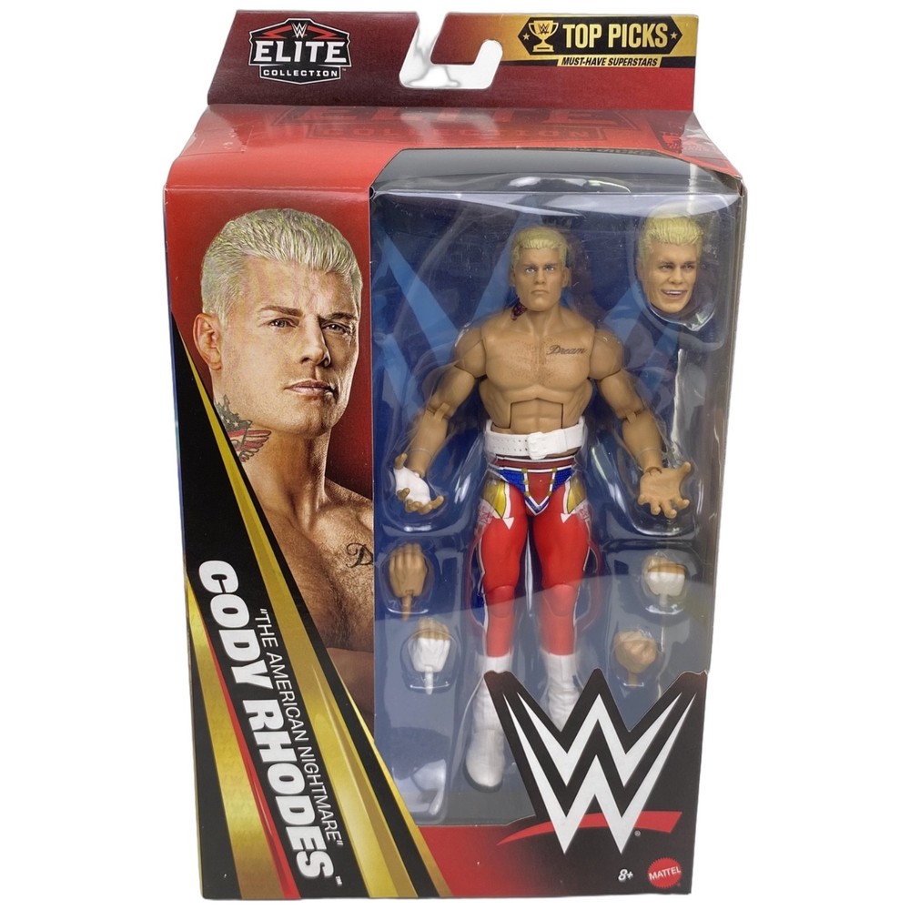 WWE Elite Collection Top Picks American Nightmare Cody Rhodes Figure Mattel New