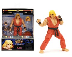 Jada Street Fighter II 6″ Ken Figure Action Figure, Toys Kids and Adults Collect