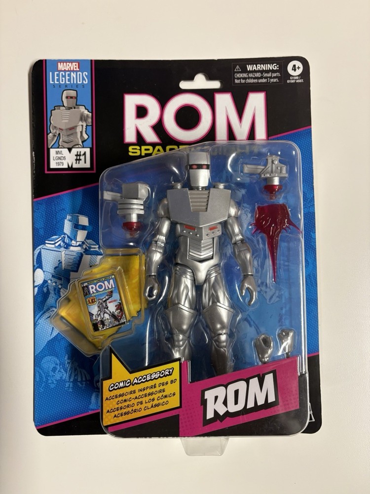 Hasbro Marvel Legends Rom the Spaceknight 6” Action Figure – New & Sealed! toy