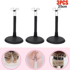 3Pcs 1/6 Action Figure Stand Base Holder for Hot Toys Phicen Doll Display C Hook