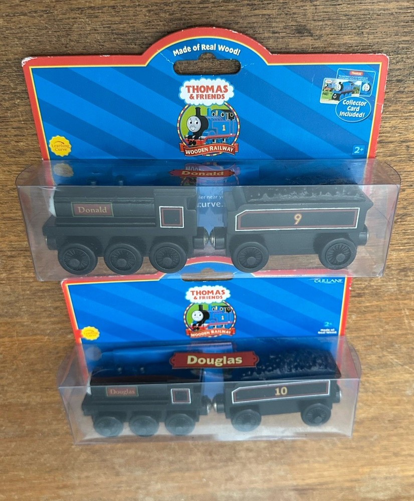 Learning Curve Wooden Thomas Train Donald & Douglas! New