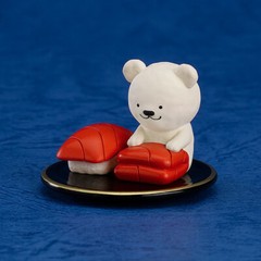 Japanese Blind Box Bag Fake Food Sushi Bear Mini Figure 1 Random Surprise Toy