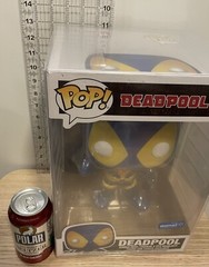 10” Funko Pop Deadpool, in classic X-Men Suit; Comes in FREE $15 Protective Case