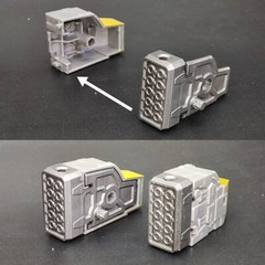 Replenish Missile Reflector Foot Plate Upgrade Kit For SS86 Sludge BDT Studio