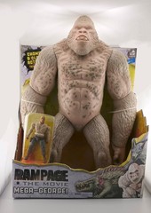 RAMPAGE The Movie Mega GEORGE 16″ Action Figure Dwayne Johnson Lanard 2018 MIP