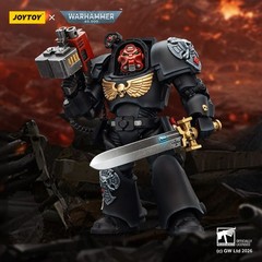 JOYTOY Warhammer 40K 1/18 Action Figures Black Templars Terminator 3PCS Model