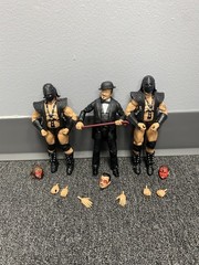Wwe Elite Demolition Mr Fuji Set Ax Smash Head Swap Alternate Heads Figure Lot