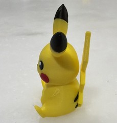 3d Printed Pokemon 2 Inch Pikachu Print Brand NEW FREE SHIPPING Multicolor