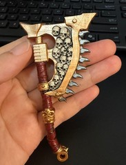 Premium Painted 1/18 Resin Axe Weapon Model 3.75” Action Figure Decor Accessory