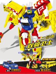 Hello Carbot SUPER PATRON Combined Transformation Robot Toy – No Box