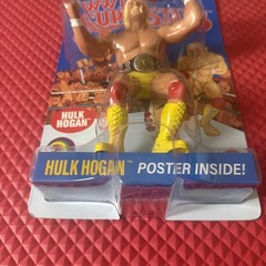 WWE SUPERSTARS LJN HULK HOGAN RETRO ACTION FIGURE BLUE CARD MOC WWF Superstars