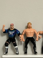 Lot Of 6 Vintage OSFTM 1998-99 Working Wrestling Action Figures See Photos/Video