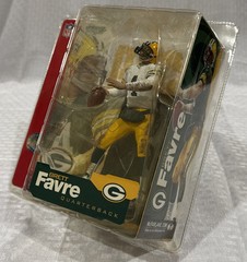 2002 McFarlane NFL Sportspicks Brett Favre Packers White Jersey/White Sleeves
