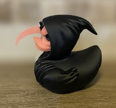 Grim Reaper Duck Red Face- Glows In The Dark