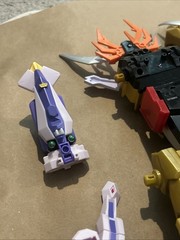 Power Rangers Super Samurai Megazord Lot Bandai Zord Builder Gigazord Parts