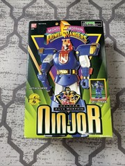 Vintage 1994 Mighty Morphin Power Rangers Deluxe Auto Morphin Ninjor with Box