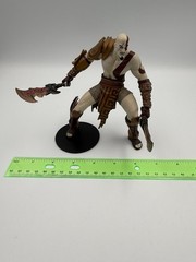 DC Unlimited God of War PS3 Series 1 Kratos Figure Swords Stand Rare