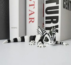 3D Printed Dragon Figurine Beetlejuice Gothic Fantasy 6.3 ” Next Day Ship