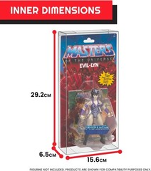 Durable Clear Case for MOTU Origins 5.5 Inch Figures-~