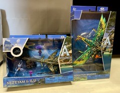 AVATAR WORLD OF PANDORA MCFARELANE TOYS NETEYAM& ILU MOUNTAIN BANSHEE LOT OF2NEW