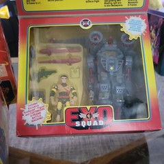 1993 Playmates Exo Squad JT Marsh Aerial Attack E-Frame Open Box