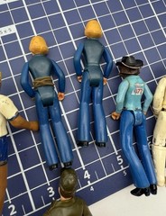 1979 VTG Tonka Toys Play People Action Figures 3.75″ Lot Of 8
