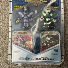 Medabots NIP Carded ROKUSHO Vs ROBO-EMPEROR Action Figures Hasbro