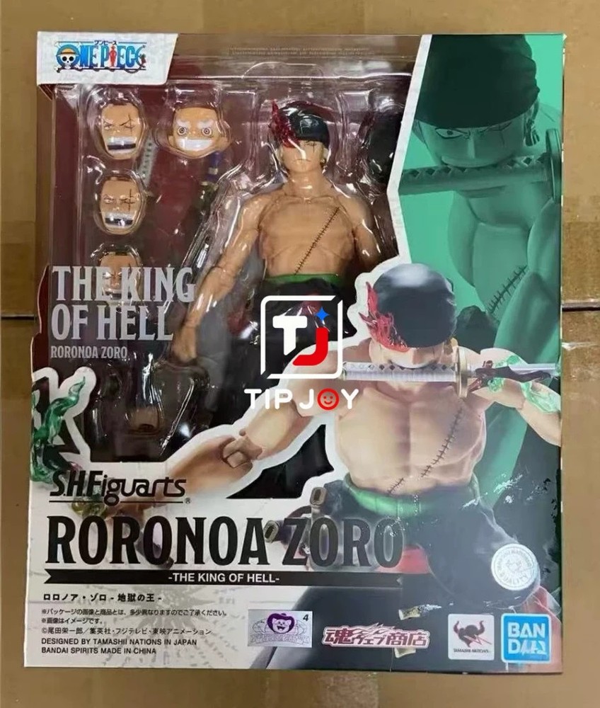 Bandai S.H.Figuarts One Piece Roronoa Zoro The King of Hell Figure New