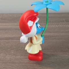 Smurfette Smurfs The Lost Village 2016 Figure Blue Flower Umbrella Burger King