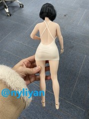 YM610B 1/6 Female Pale Large Bust Flexible Plump Girl Body Details 12”Figure