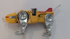 Voltron Die Cast 1981 Y&K Yellow Lion #5 Metal Vintage GB-36