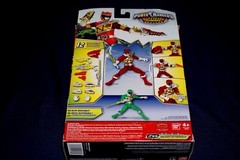 MIGHTY MORPHIN POWER RANGERS ARMORED DINO RED SIGNED BY BRENNON MEJIA FIGURE