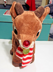 Rudolph the Red Nosed Reindeer 50 Years & Still Glowing Sings & Lights Up -Plush