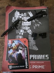 Power of the Primes Rodimus Prime with body and wing upgrade fillers complete