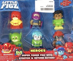 Little Figz Heroes Stretchable Plastic Multicolor Figurine Set 3+ TV Movie