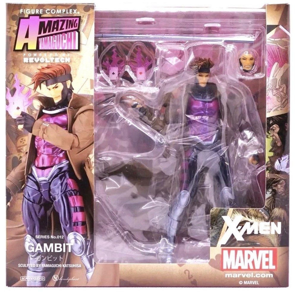 NEW Amazing Yamaguchi No.012 Gambit X-Men Marvel Kaiyodo RevolTech Action Figure