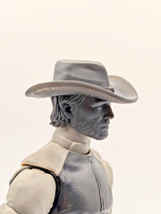 Red Dead Redemption Arthur Morgan head 3D printed 1/12 GI Joe Classified 6″ RDR