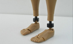 1/2 Normal ‘n Extra Long Foot Leg Peg Joint Adapter Set For 12″ Hot Toys Phicen