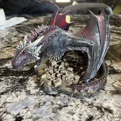 Game of Thrones Black/res Dragon Drogon Figure Statue Department 56