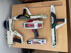 Timeranger Power Rangers Time Force Deluxe Vortex Blaster Loose Bandai 2001