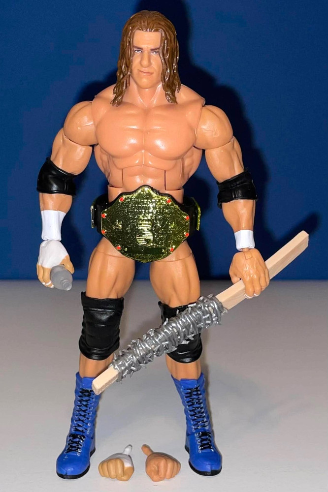 2026 Mattel WWE Elite Legends 31 TRIPLE H 6″ Action Figure Loose Complete Target