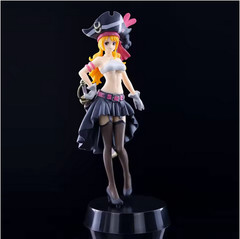 19.5CM Anime One Piece Nami Black Clothes Action Figure PVC – No Box