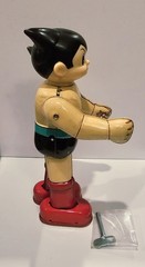 VINTAGE BILLIKEN JAPAN “MIGHTY ATOM” ROBOT TIN TOY ASTRO BOY WIND-UP