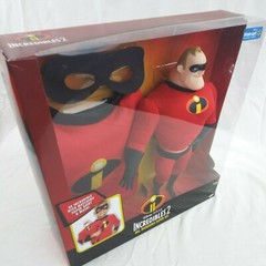 Disney Incredibles 2 Mr. Incredible Super Set Figure Kids Shirt Mask Dress Up