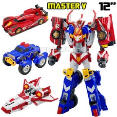 Tobot V Galaxy Detectives 15″ Master V Ultimate Figure Vehicle Combiner Robot
