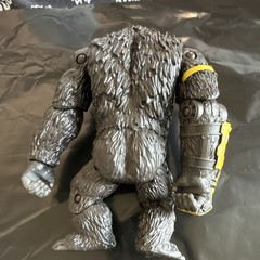 King Kong Gorilla Action Figure Plastic Gray Black w/ Yellow Arm Accessory 1996