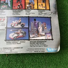 Terminator 2 White-Hot T-1000 A.F W/Arrow Blaster 1991 Kenner SEALED READ