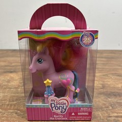 Hasbro My Little Pony Rarity the Unicorn 25th Birthday Celebration G3 2007 New